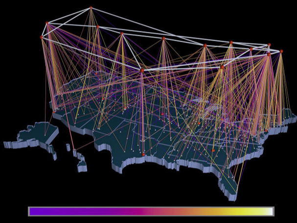  Creative Commons Attribution-Share Alike 3.0 Unported - https://commons.wikimedia.org/wiki/File:NSFNET-traffic-visualization-1991.jpg